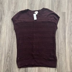 Loft Women's Burgundy Sweater